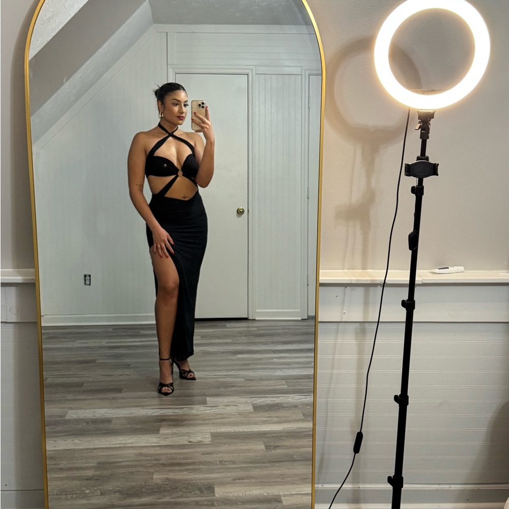 Oh Polly Black Maxi Dress